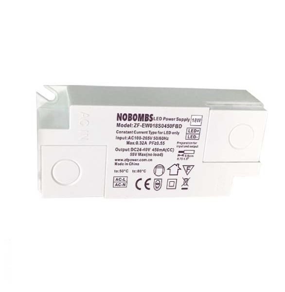 Драйвер Vela ZF-EW018S0450FBD 10–18W алюміній